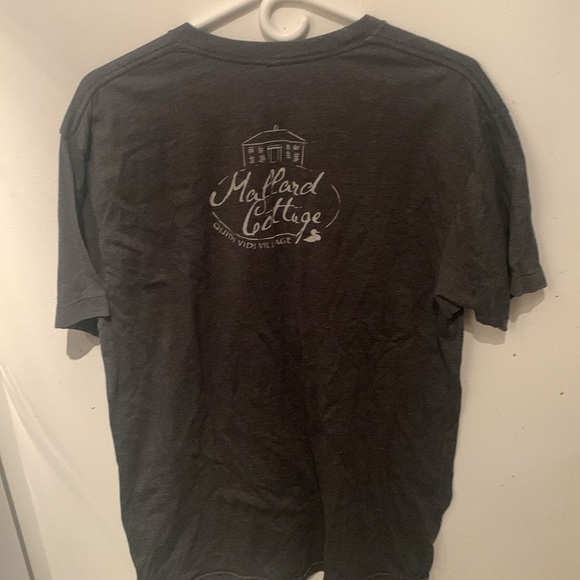 Nice Puffin Bird Newfoundland Oxford Grey 50/50 American Apparel Tshirt SZ L - Picture 5 of 5